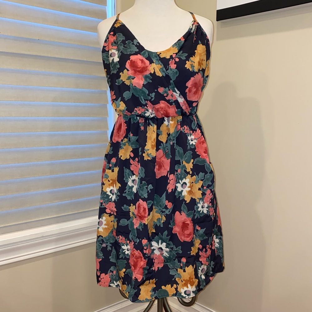 Lush - Floral Print Dress